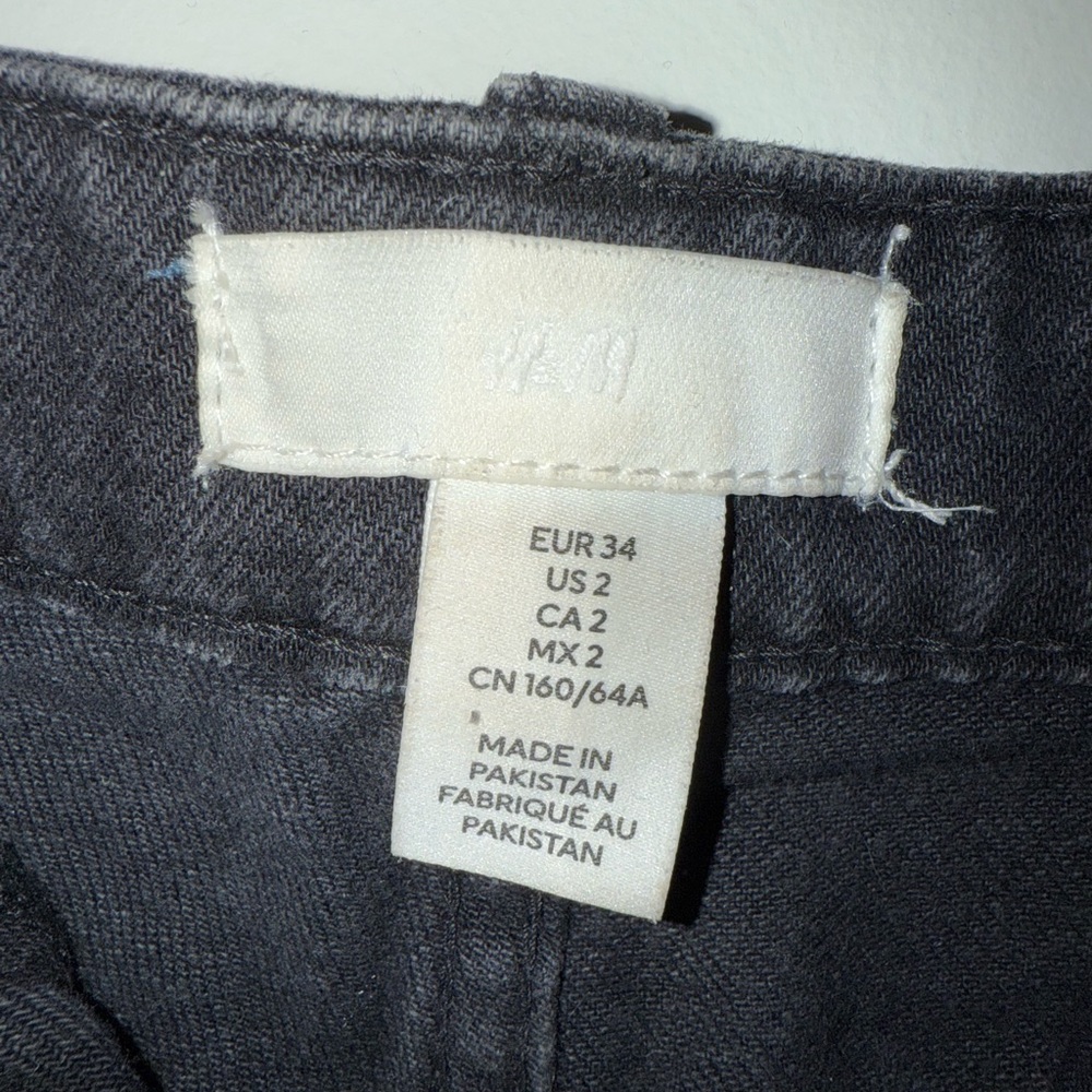 H&M Charcoal Denim Shorts - Picture 3 of 3